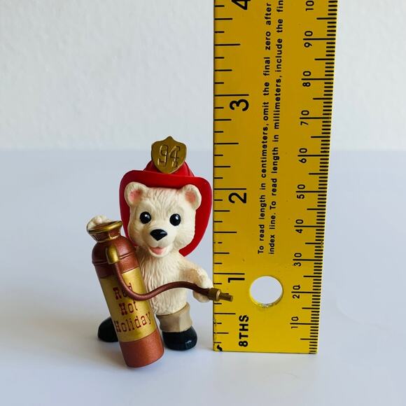 NEW 1994 Hallmark Firefighter Ornament - Picture 6 of 8